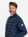 Ombre Clothing Gesteppte Bomberjacke für Herren Ombre Clothing