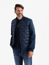 Ombre Clothing Gesteppte Bomberjacke für Herren Ombre Clothing