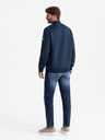 Ombre Clothing Gesteppte Bomberjacke für Herren Ombre Clothing