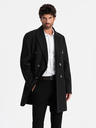 Ombre Clothing Zweireihiger Herrenmantel Ombre Clothing