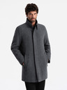 Ombre Clothing Herren-Wintermantel in Melange mit Steppfutter Ombre Clothing V1 OM-COWC-0116