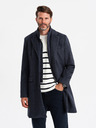 Ombre Clothing Ombre Clothing V2 OM-COWC-0121 Herrenmantel aus Wollgemisch mit Knopfleiste
