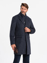 Ombre Clothing Ombre Clothing V2 OM-COWC-0121 Herrenmantel aus Wollgemisch mit Knopfleiste