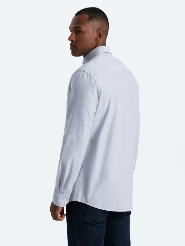 Ombre Clothing Herren-Oxford-Hemd Ombre Clothing V1 OM-SHOS-0173