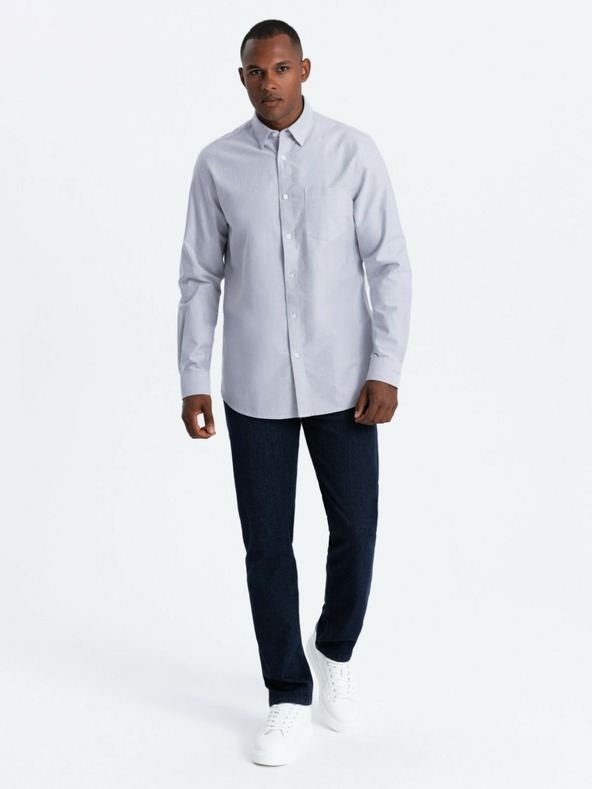 Ombre Clothing Herren-Oxford-Hemd Ombre Clothing V1 OM-SHOS-0173