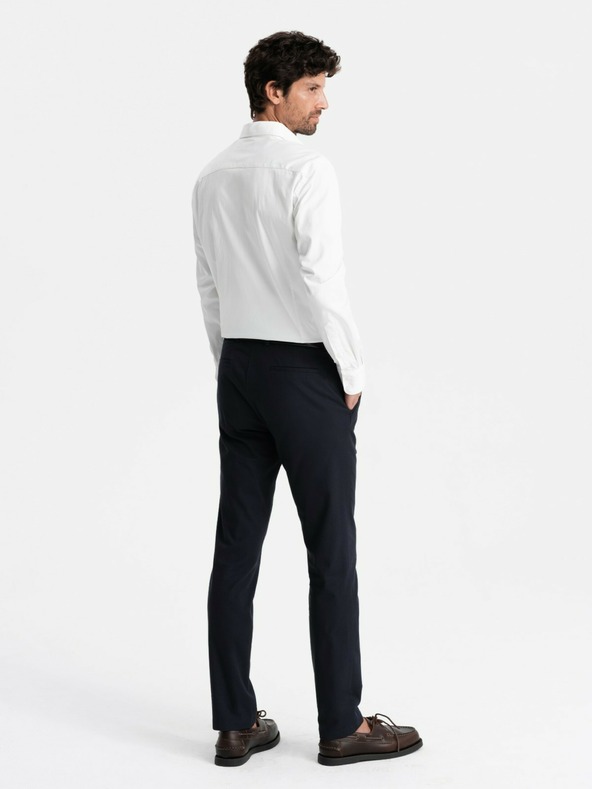 Ombre Clothing Herren-Satin-Hemd Ombre Clothing SLIM FIT V1 OM-SHOS-0176