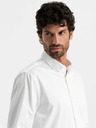 Ombre Clothing Herren-Satin-Hemd Ombre Clothing SLIM FIT V1 OM-SHOS-0176