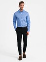 Ombre Clothing Herren-Satinhemd Ombre Clothing SLIM FIT V2 OM-SHOS-0176