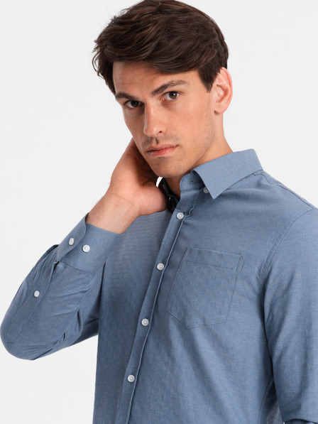 Ombre Clothing Herrenhemd Ombre Clothing SLIM FIT OM-SHCS-0174