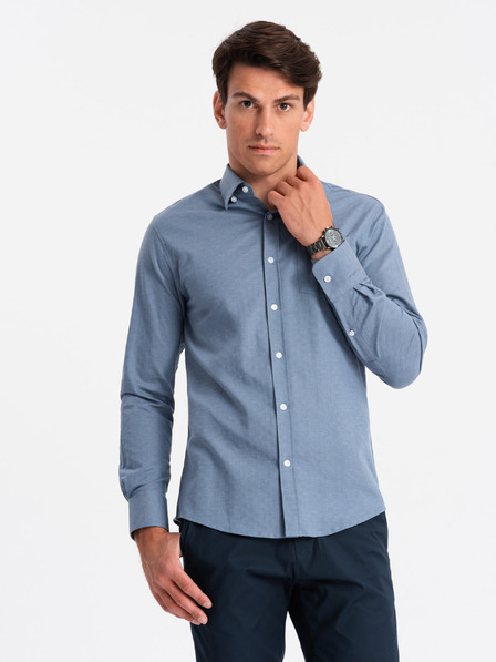 Ombre Clothing Herrenhemd Ombre Clothing SLIM FIT OM-SHCS-0174