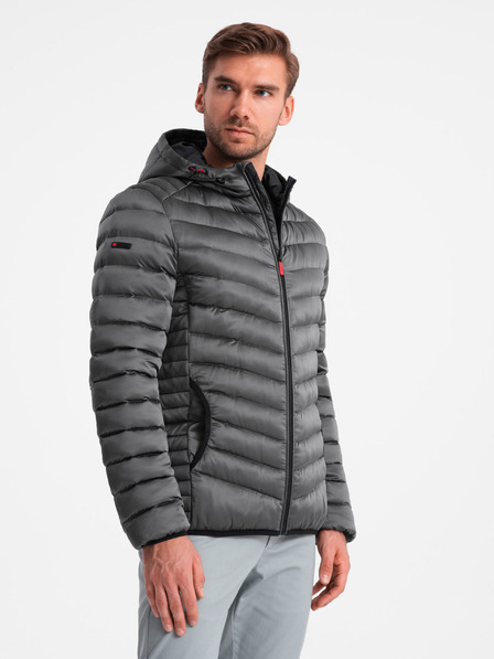 Ombre Clothing Leicht isolierte Herren-Steppjacke Ombre Clothing