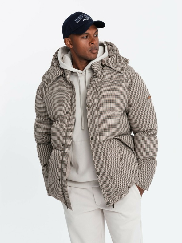 Ombre Clothing Ombre Clothing Herrenjacke mit starker Isolierung