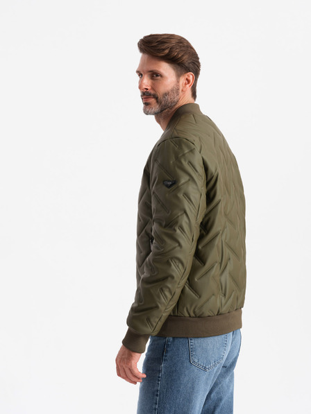 Ombre Clothing Herren-Bomberjacke mit Prägung Ombre Clothing
