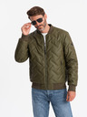 Ombre Clothing Herren-Bomberjacke mit Prägung Ombre Clothing
