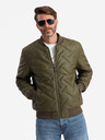 Ombre Clothing Herren-Bomberjacke mit Prägung Ombre Clothing