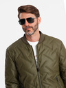 Ombre Clothing Herren-Bomberjacke mit Prägung Ombre Clothing