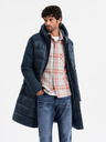 Ombre Clothing Herren Steppjacke lang mit großen Taschen Ombre Clothing