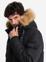 Ombre Clothing Lange Herren-Parka-Jacke mit Kapuze Ombre Clothing