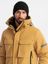 Ombre Clothing Isolierte lange Herrenjacke Ombre Kleidung