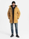 Ombre Clothing Isolierte lange Herrenjacke Ombre Kleidung