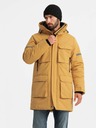 Ombre Clothing Isolierte lange Herrenjacke Ombre Kleidung
