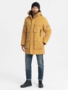 Ombre Clothing Isolierte lange Herrenjacke Ombre Kleidung
