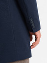 Ombre Clothing Strukturierter Herrenmantel mit hohem Kragen von Ombre Clothing