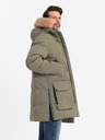 Ombre Clothing Lange Parka-Jacke für Herren Ombre Clothing
