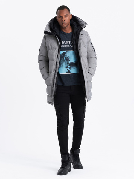 Ombre Clothing Herren-Outdoor-Parka-Jacke Ombre Clothing