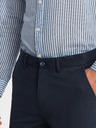 Ombre Clothing Unifarbene Herren-Chinohose REGULAR FIT dunkelblau Ombre-Kleidung