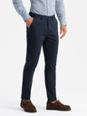 Ombre Clothing Unifarbene Herren-Chinohose REGULAR FIT dunkelblau Ombre-Kleidung