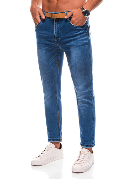 Edoti EDOTI Herren-Denim-Hose, blau