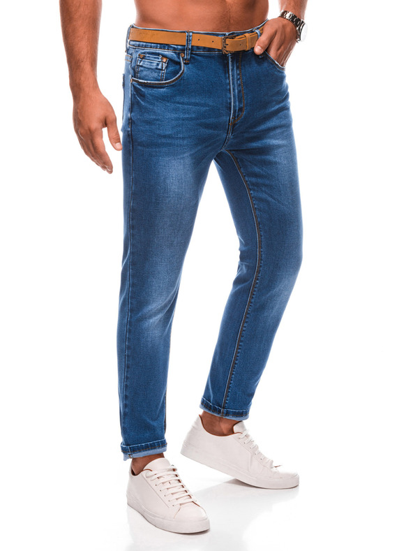 Edoti EDOTI Herren-Denim-Hose, blau
