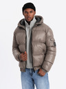 Ombre Clothing Warme Herrenjacke mit gerippten Abschlüssen Ombre Clothing