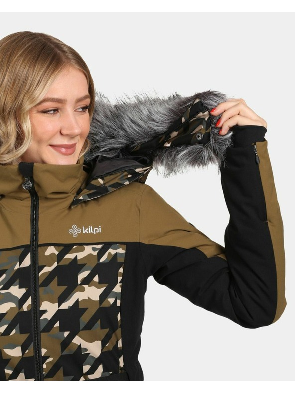 Kilpi Damen-Skijacke Kilpi CLAIR-W Khaki