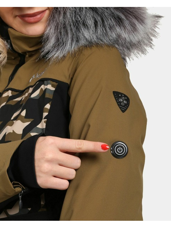 Kilpi Damen-Skijacke Kilpi CLAIR-W Khaki