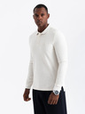 Ombre Clothing Herren Langarm-Poloshirt Ombre Kleidung