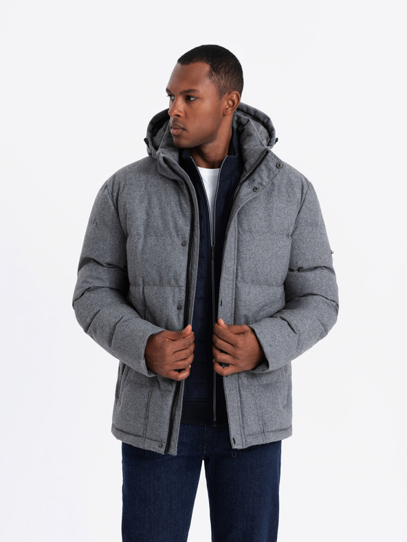 Ombre Clothing Herren Kapuzenjacke Ombre Kleidung