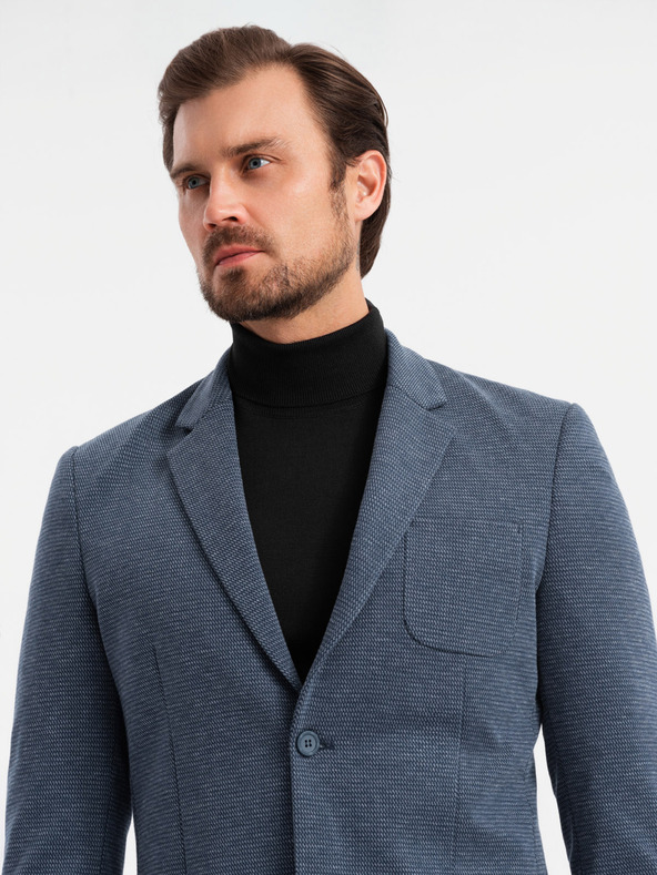 Ombre Clothing Strukturierte Herren Strickjacke mit Ombre Kleidung