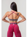 Nebbia Gewaschene Leggings mit hoher Taille LEGACY 777 XS,rot