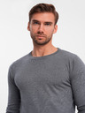 Ombre Clothing Klassischer Herren Rundhals-Pullover Ombre Kleidung