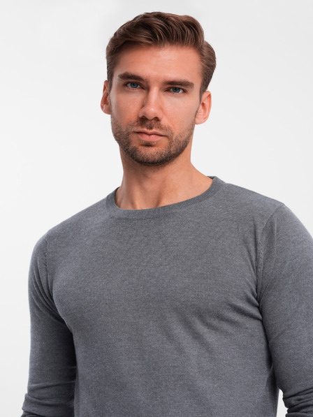 Ombre Clothing Klassischer Herren Rundhals-Pullover Ombre Kleidung