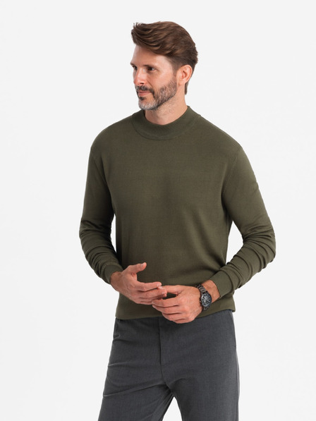 Ombre Clothing Herren Strick-Rollkragenpullover mit Viskose Ombre Kleidung