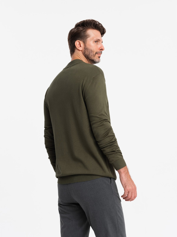Ombre Clothing Herren Strick-Rollkragenpullover mit Viskose Ombre Kleidung