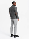 Ombre Clothing Elegante strukturierte Herren-Strickjacke Ombre Clothing