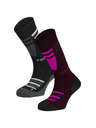 Tenson Unisex-Skisocken, 2er-Pack TENSON Core Ski Socks 2er-Pack dark purple