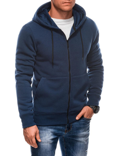 Edoti Herren-Kapuzenpullover BASIC mit Reißverschluss und Kapuze Edoti