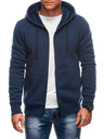 Edoti Herren-Kapuzenpullover BASIC mit Reißverschluss und Kapuze Edoti