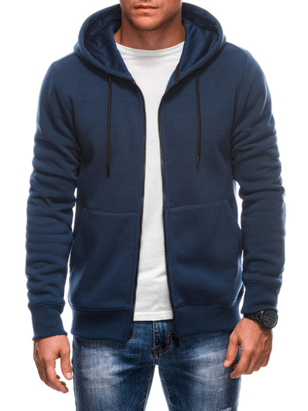 Edoti Herren-Kapuzenpullover BASIC mit Reißverschluss und Kapuze Edoti