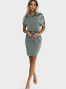 numoco Numoco ROXI Kleid mit asymmetrischem Rock und Gürtel